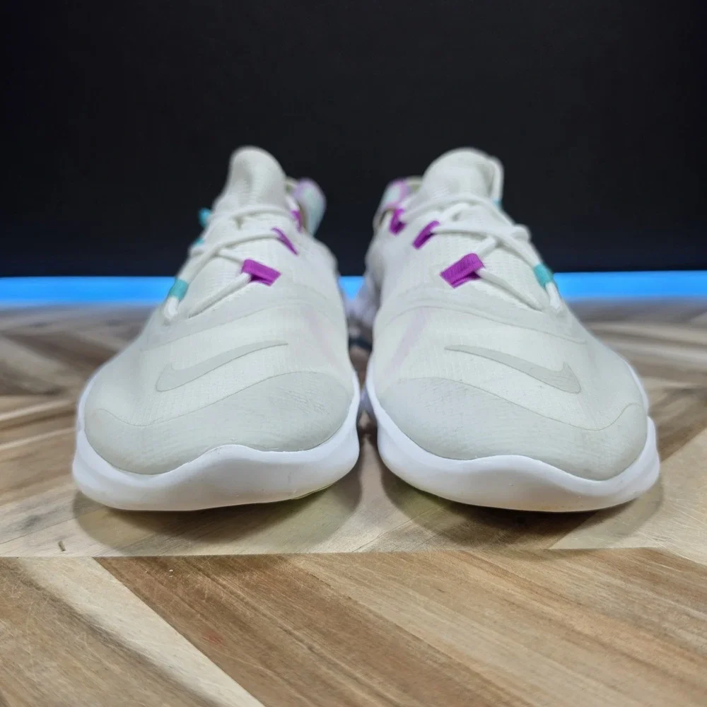 Nike Free RN 5.0 White Purple Teal Athletic Low Top Shoes Mens 12.5 CI9921-102